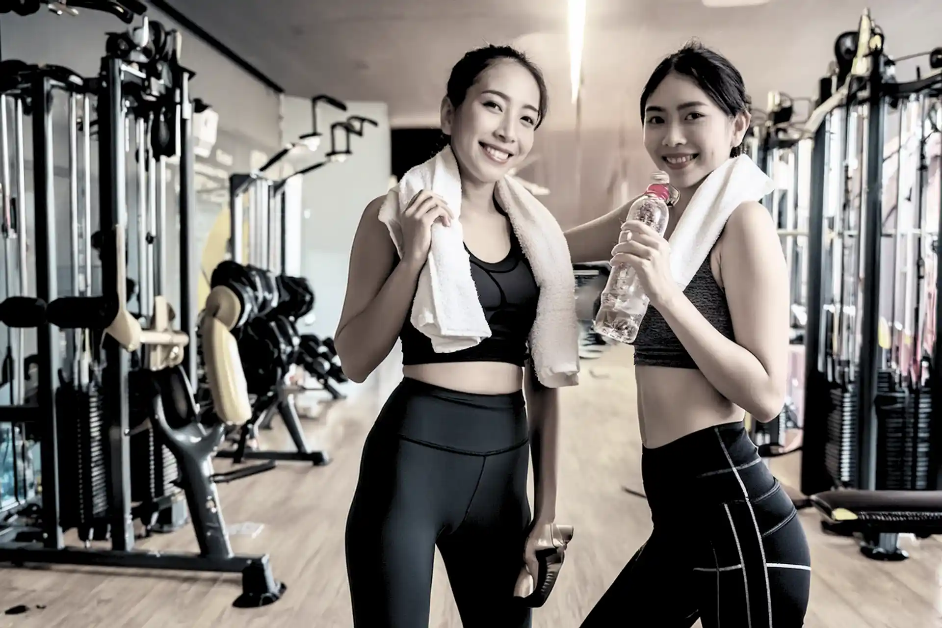 Girls Relaxed and Smiling After A Training